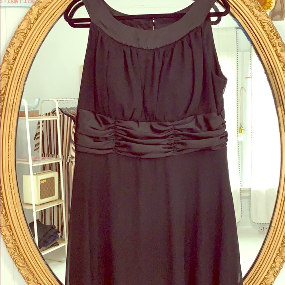 Empire Waist Black Dress